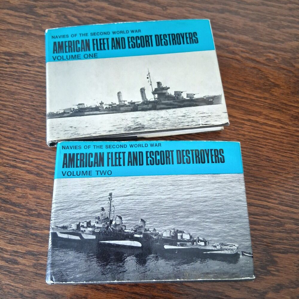 American Fleet Escort Destroyers (Navies of the Second World War) 2 vol REF NOTE